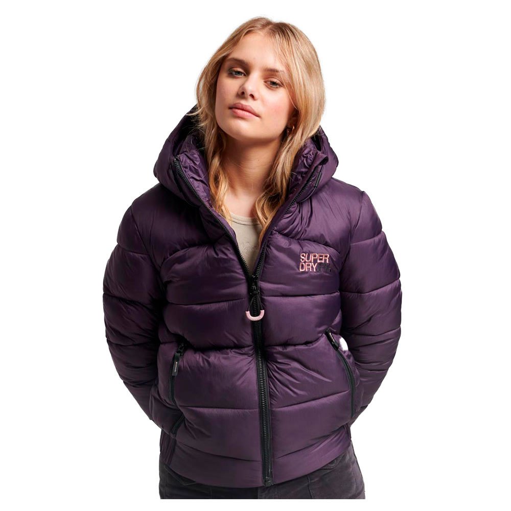 

Куртка Superdry Sports Puffer, фиолетовый