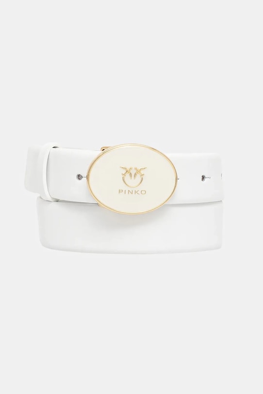 

Кожаный ремень Pinko, белый