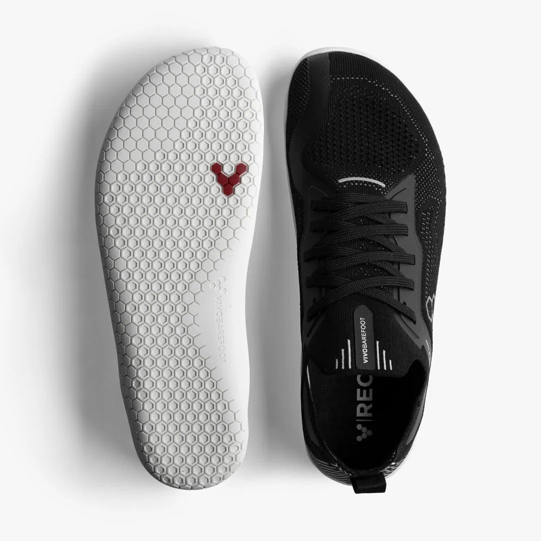 Кроссовки для ходьбы босиком VIVOBAREFOOT Primus Lite Knit для мужчин, сверхлегкая обувь, развивает силу, баланс и подвижность, широкая посадка, обеспечивают заземление, гибкие, успокаивающие, как морская вода, Obsidian — фото 4