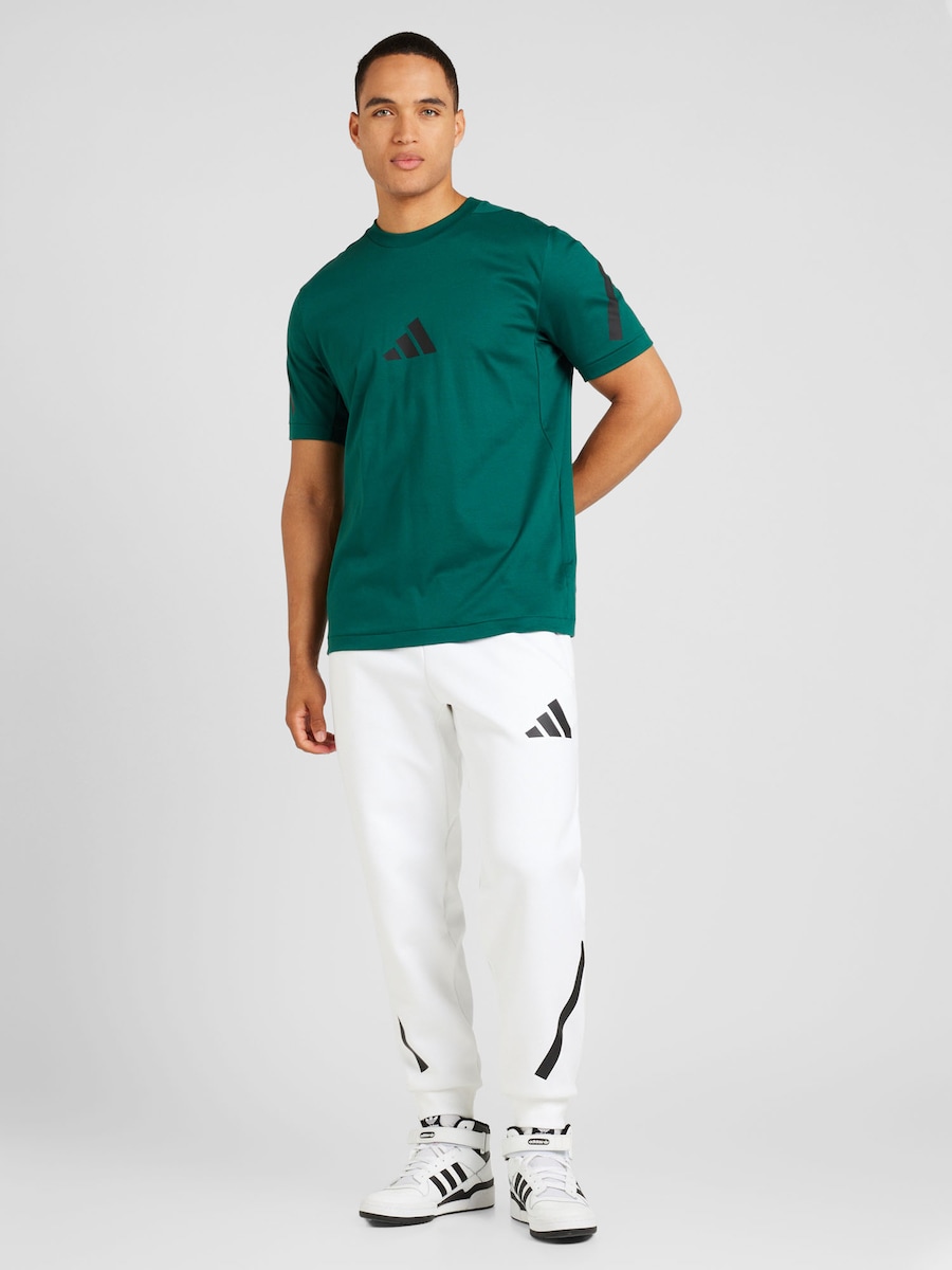 Зауженные спортивные брюки ADIDAS SPORTSWEAR Z.N.E., белый — фото 4