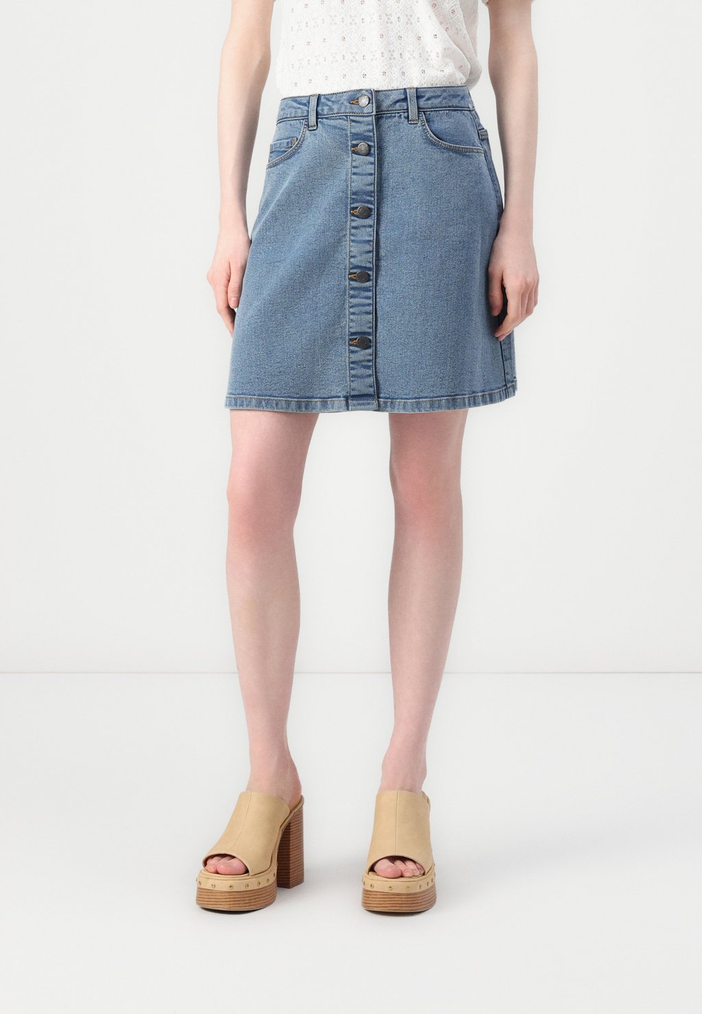 

Мини-юбка NMRONNIE SKIRT Noisy May, деним