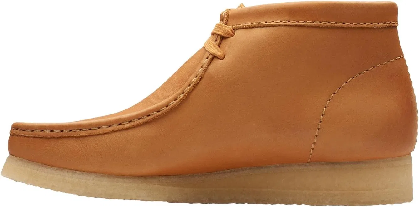 Мужские мокасины Clarks Originals Wallabee, Mid Tan Lea