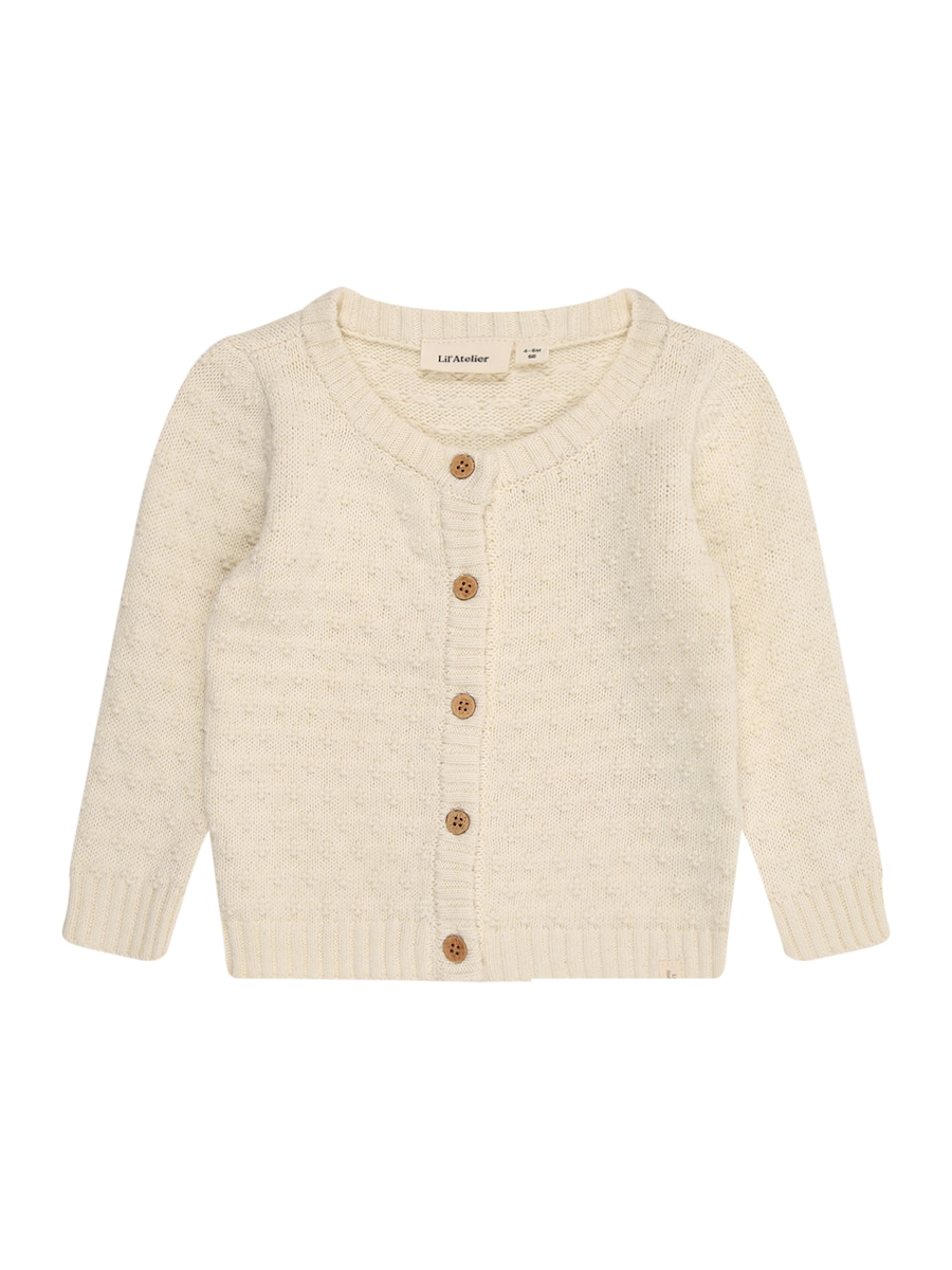 

Вязаный кардиган Lil'Atelier NBFROSANNE, экрю