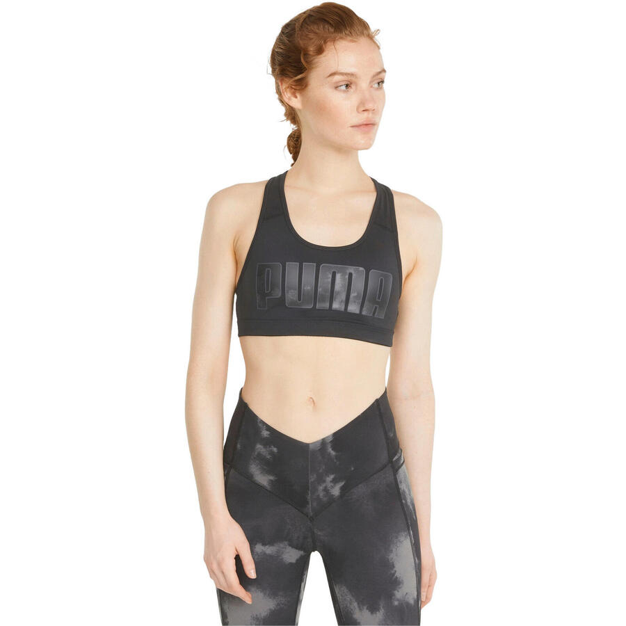 

Бюстгальтер Puma Mid Impact 4Keeps, черный, женский