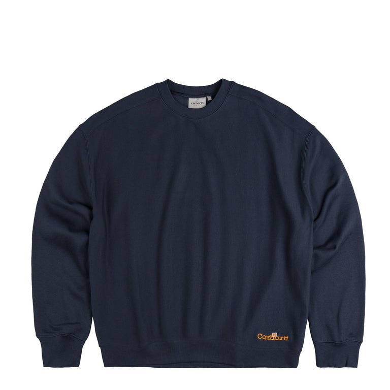 

Свитер label script sweat Carhartt Wip, синий