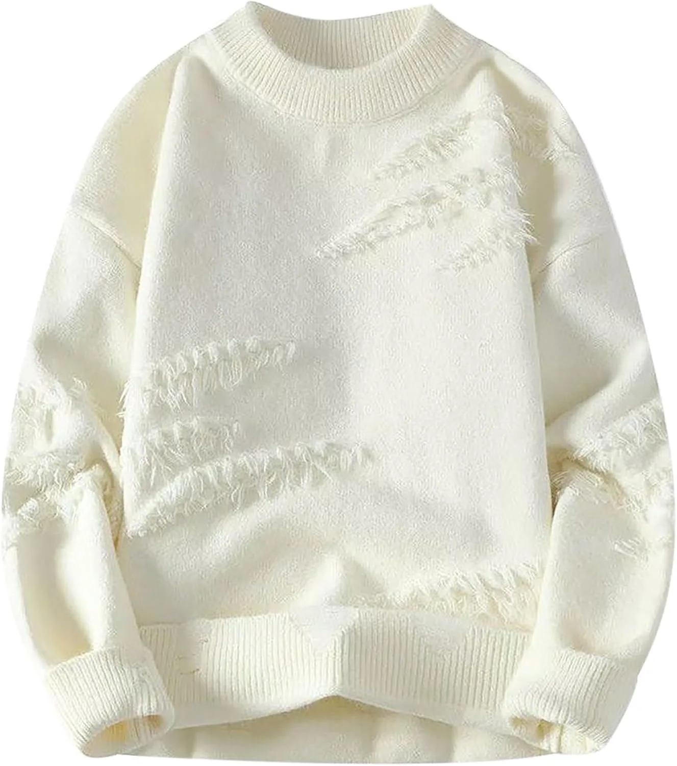 

Свитер мужской с длинным рукавом и цветными блоками