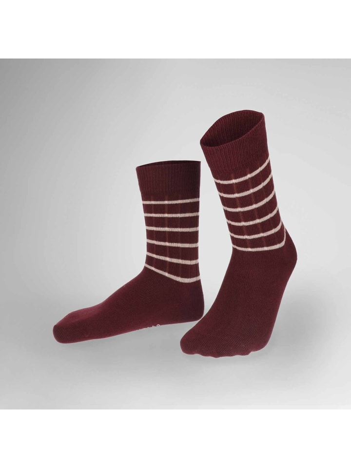 

Носки Row Fashion в цвете винно-красный Hudson