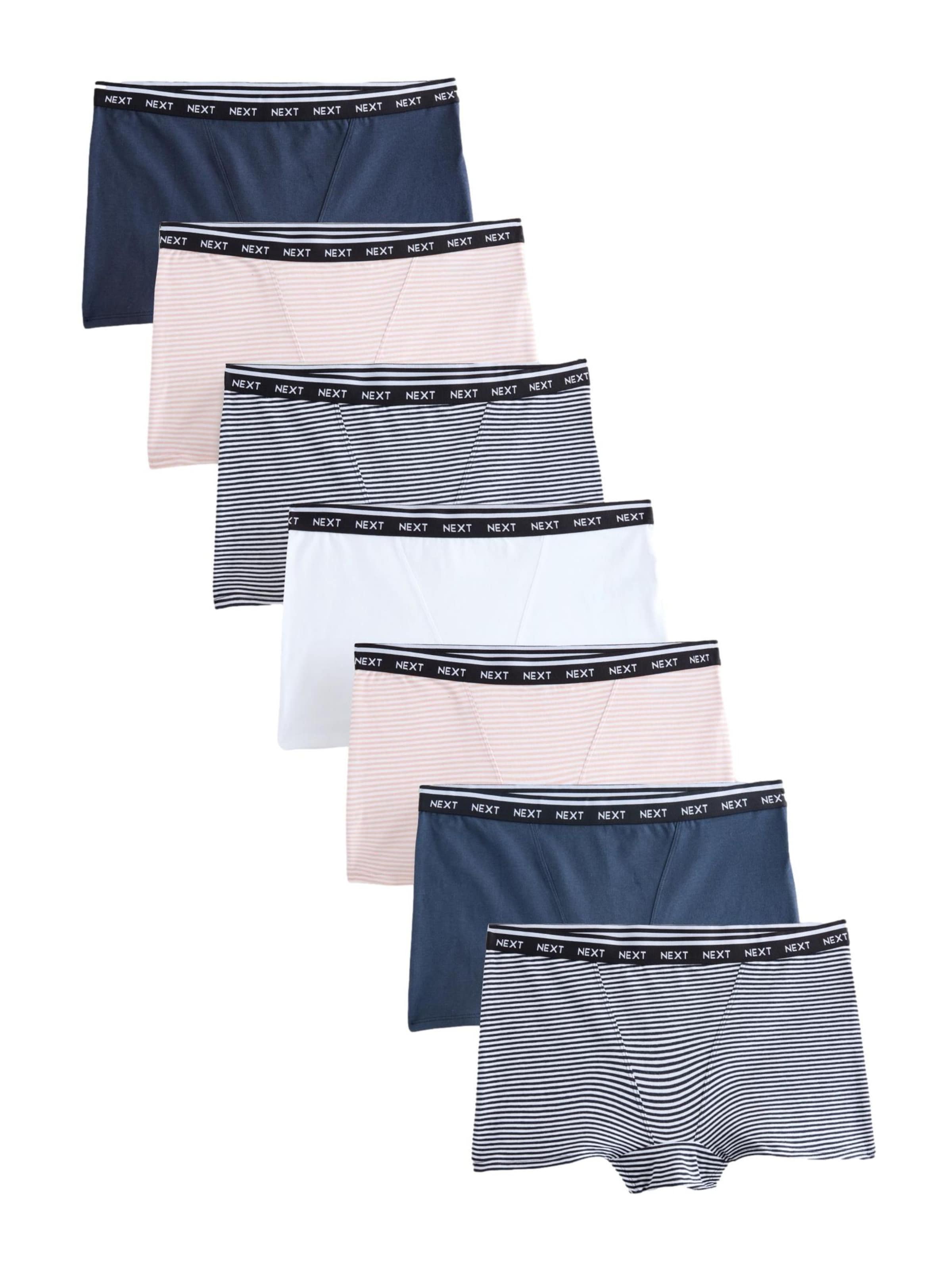 

Next Трусы Boyshorts в цветах Dark Blue, Rose, White, Off White