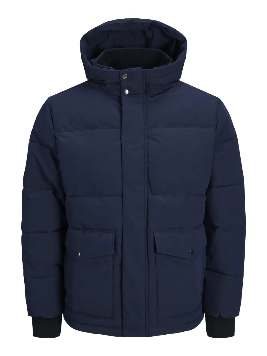 

Стеганая куртка Jack & Jones "JJDAVID PUFFER JACKET", с капюшоном, синий