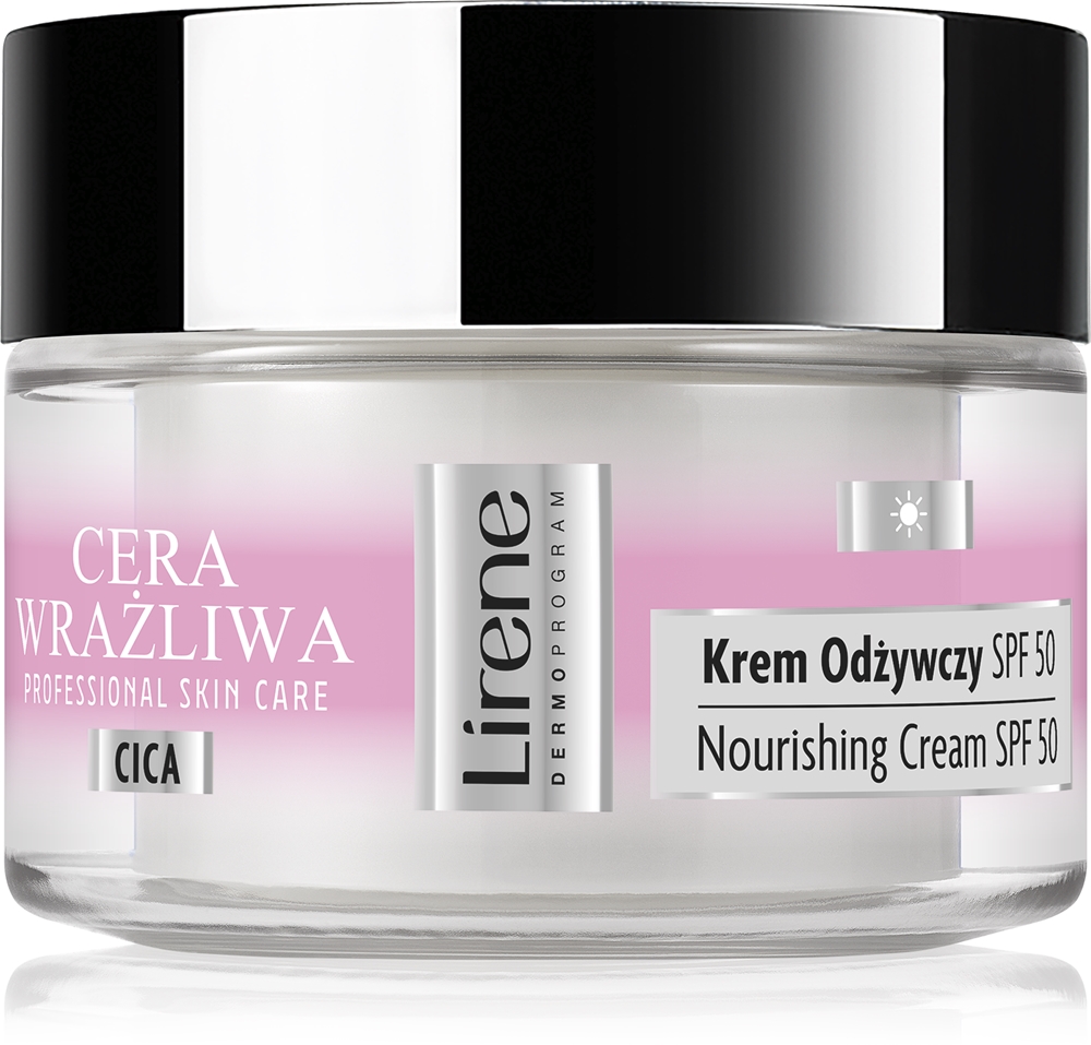 

Увлажняющий крем для чувствительной кожи Lirene, spf 50 50 мл