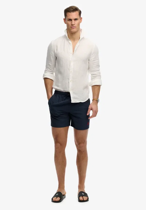 Сланцы Superdry sd&co. pool sliders, черно-белые