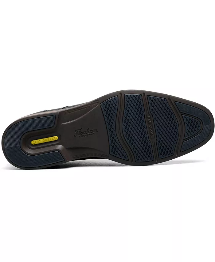 Мужские оксфорды Traveler с отделкой на мыске Florsheim, черный — фото 4