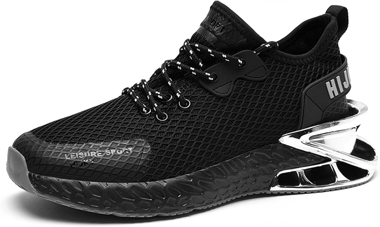 

Мужские модные кроссовки из сетки, дышащие, повседневные, противоскользящие, легкие, для бега, уличные, повседневные кроссовки, обувь для прогулок на улице и путешествий Dzbajrqm, черный