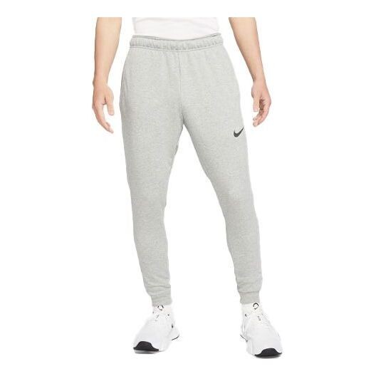 

Брюки men's dri-fit solid color casual training sports pants/trousers/joggers gray Nike, серый