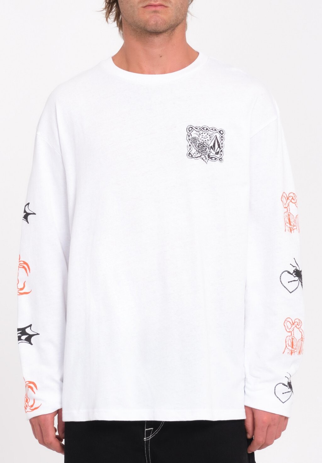 

Футболка с длинным рукавом TEE FA KEUTCHIT Volcom, белый