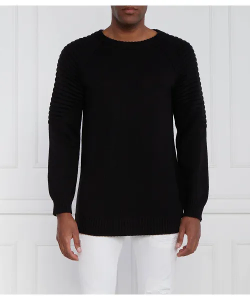 

Свитер Regular fit Les Hommes, черный