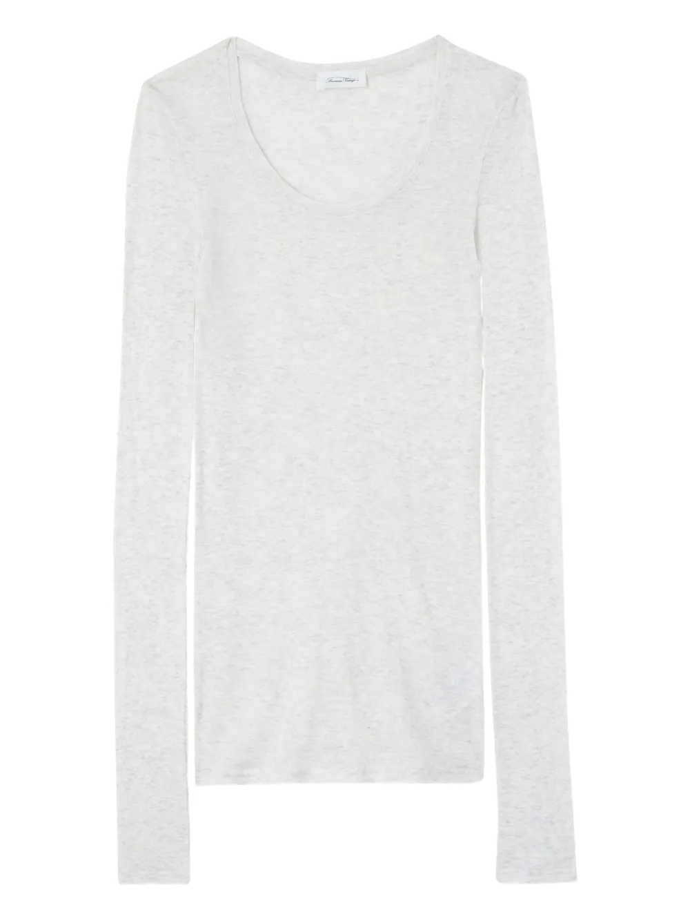 

Топ massachusetts с длинными рукавами American Vintage, серый