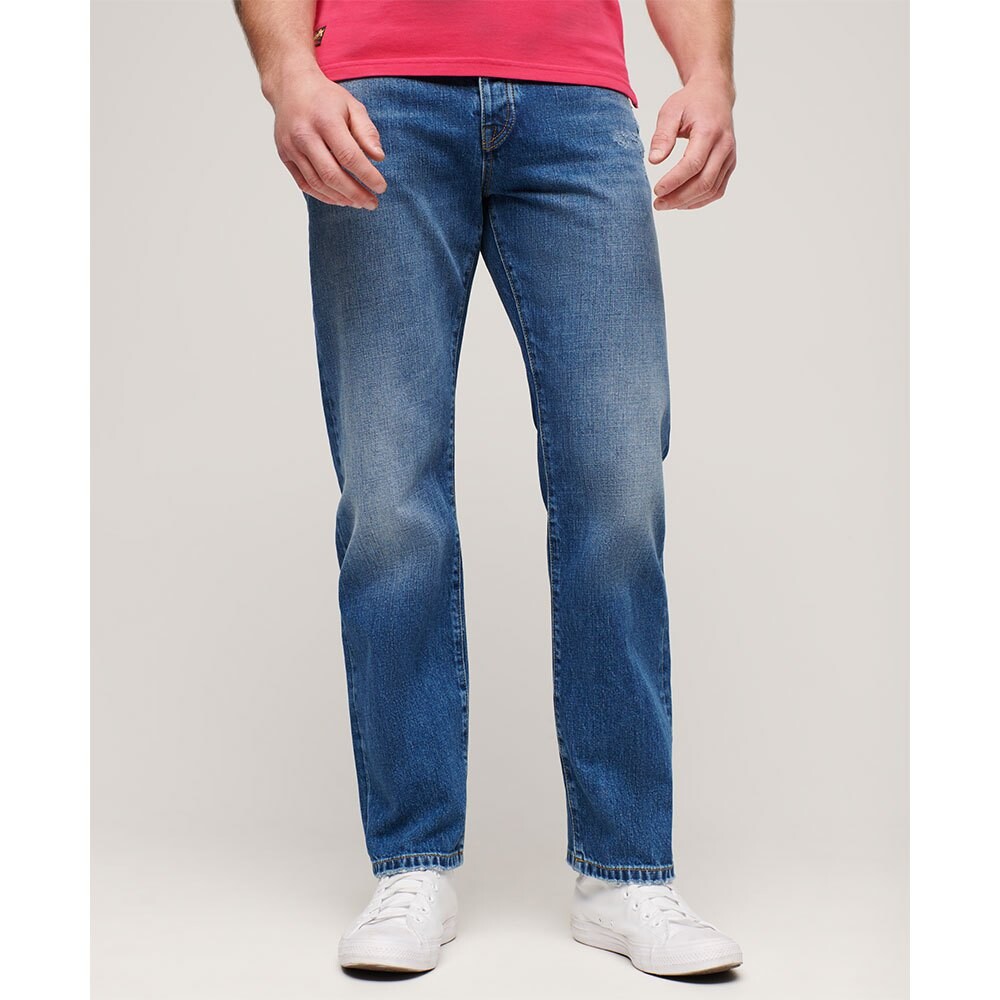 

Джинсы Superdry Vintage Straight Fit Regular Waist, синий