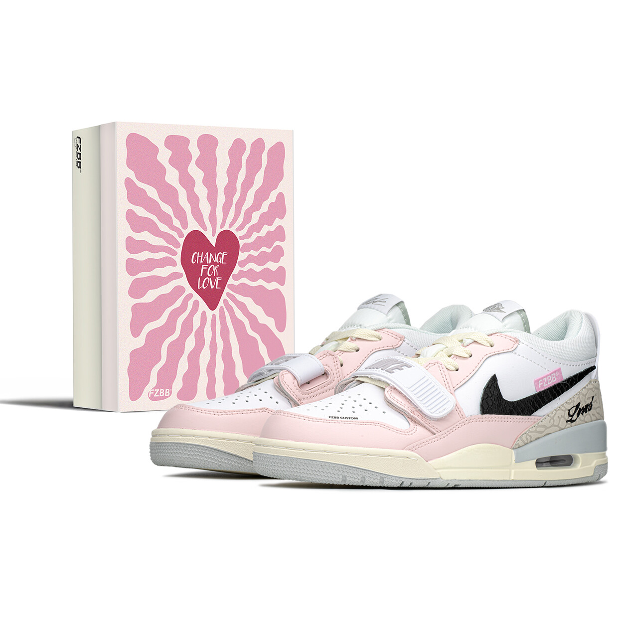 

Кроссовки Jordan Legacy 312 Vintage Basketball Shoes Women's Low-top White/pink, белый