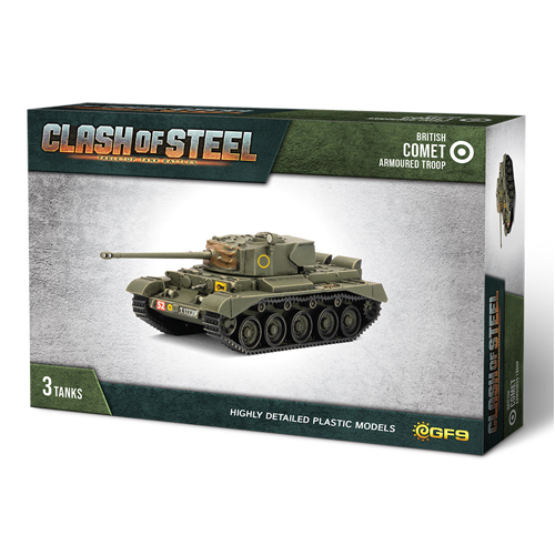 

Фигурка Clash Of Steel – Comet Armoured Troop (X3 Plastic) Gale Force Nine