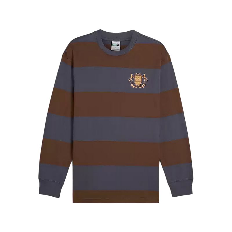 

Puma Футболка LEGACYStriped унисекс, серая