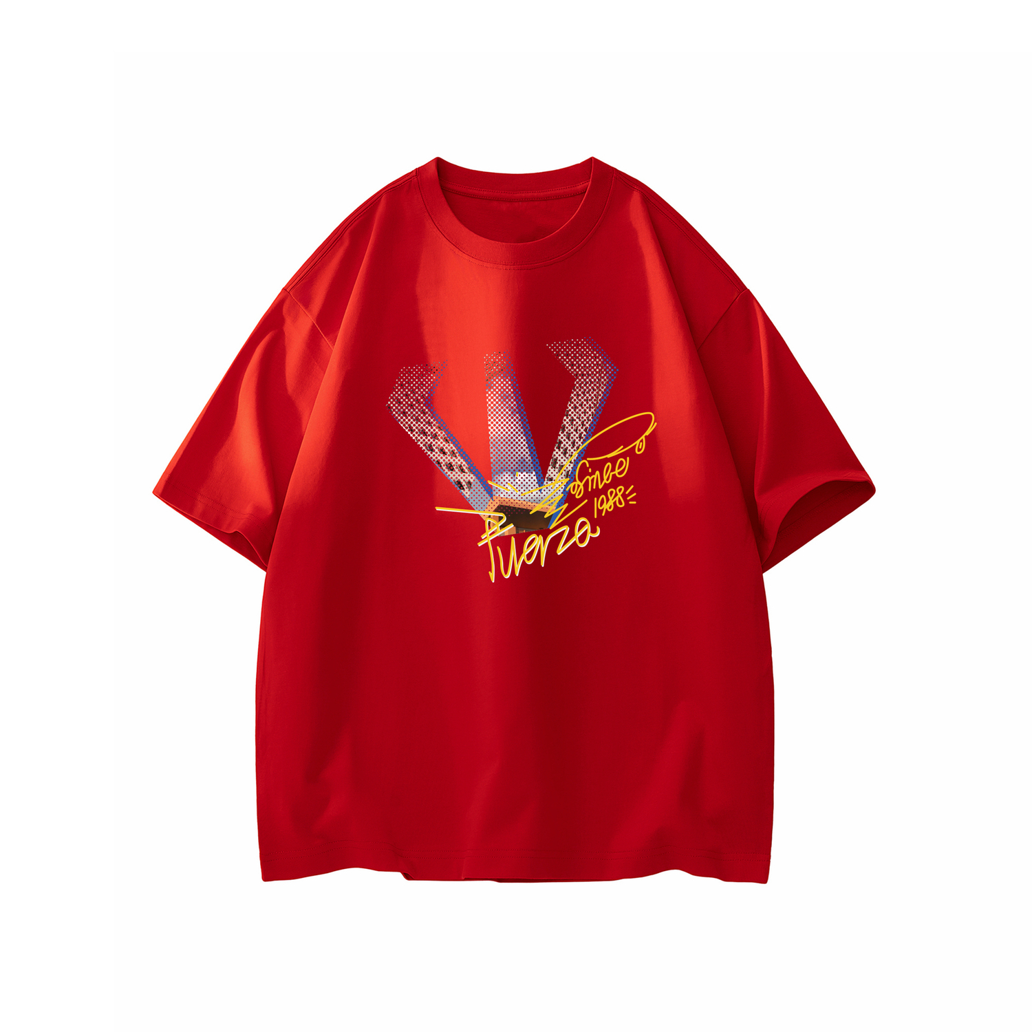 

Футболка унисекс FUERZA, красный