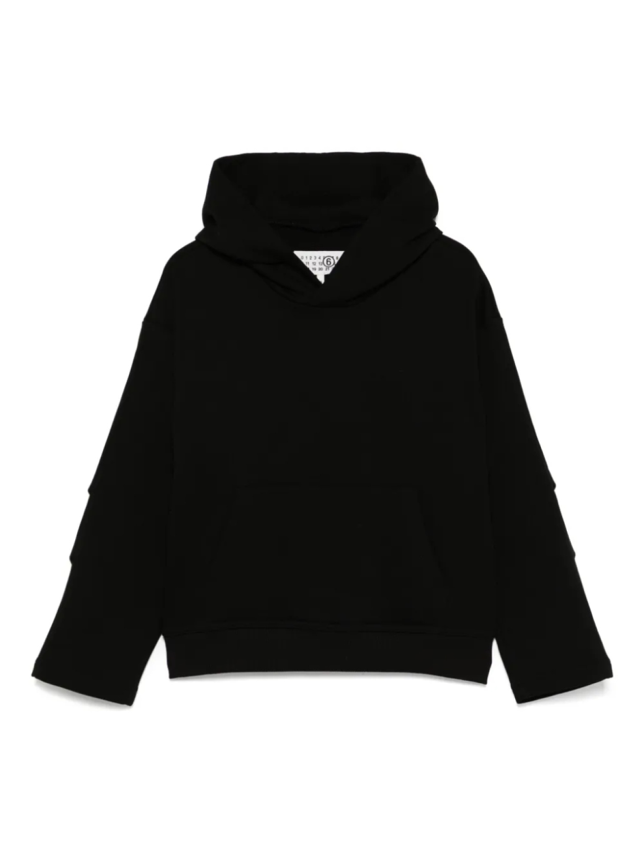 

Худи с логотипом MM6 Maison Margiela Kids, черный
