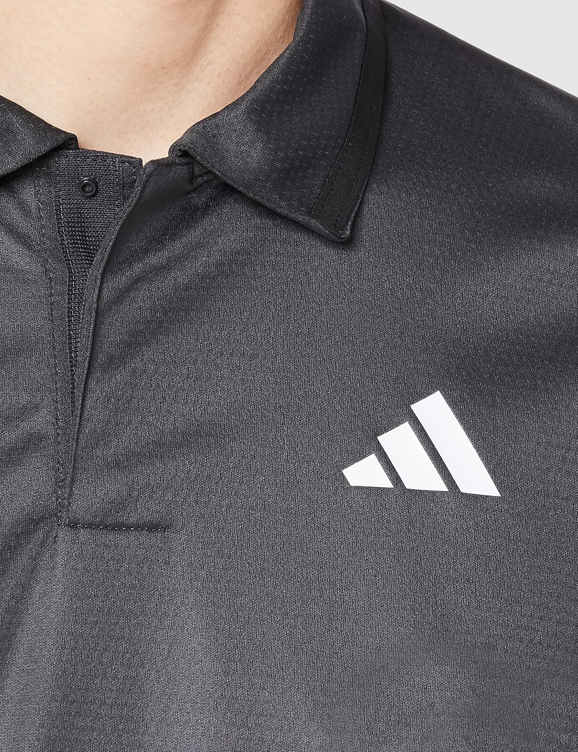 Мужская футболка-поло Adidas, технология быстрого высыхания и охлаждения, для тенниса, Paris Heat.RDY Freelift MMC — фото 3