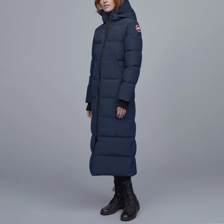 Canada Goose Мистик серия пуховик женский лазурный океан синий, Cerulean Ocean Blue — фото 3