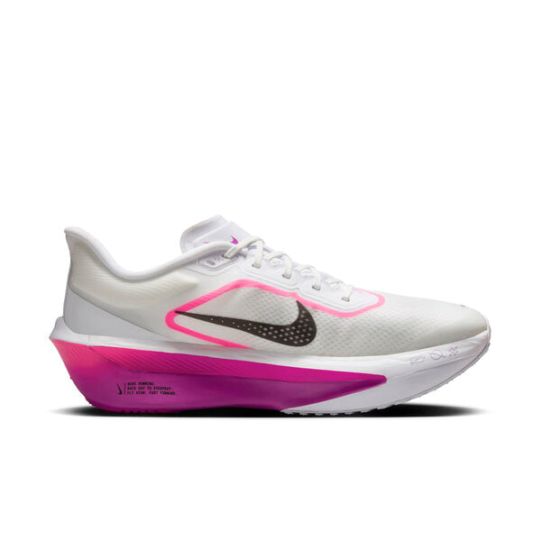Кроссовки zoom fly 6 'vivid grape hyper pink' Nike, белый — фото 2