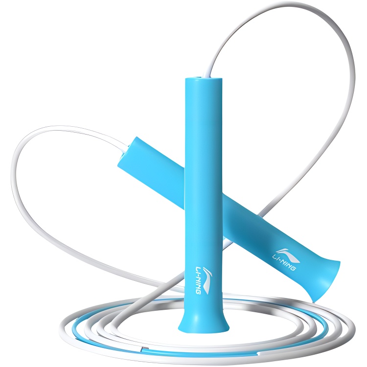 

Фитнес-тренировка неучтенная скакалка детская материал шнура pvc материал рукоятки pp 2,6 м LINING, Blue[Low Wind Resistance/Quick Acceleration]