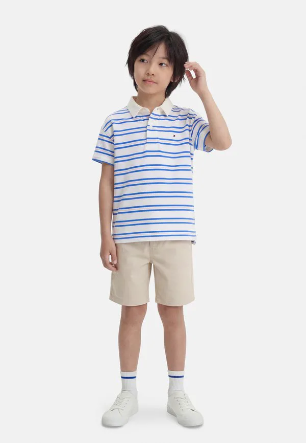 Свободная поло-рубашка для регби с адаптивным кроем Tommy Hilfiger, Pearly Pink