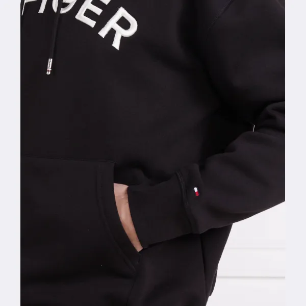 Hilfiger арочная толстовка стандартного кроя Tommy Hilfiger, черный — фото 3
