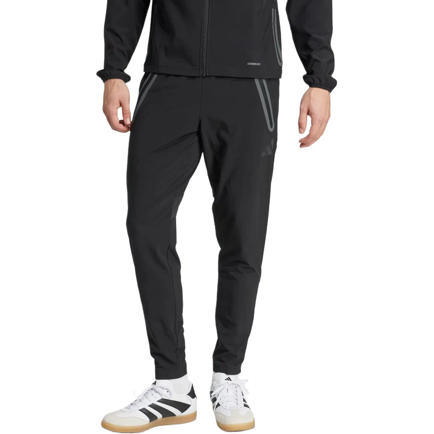 Спортивные брюки Tech Travel Adidas Real Madrid Black — фото 2