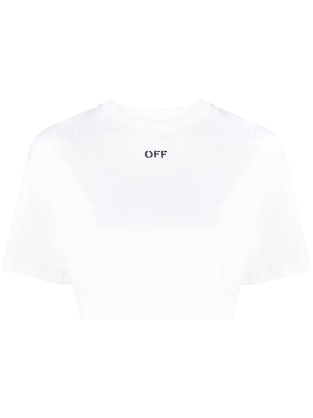 

Укороченная футболка Off-Stamp OFF-WHITE, белый