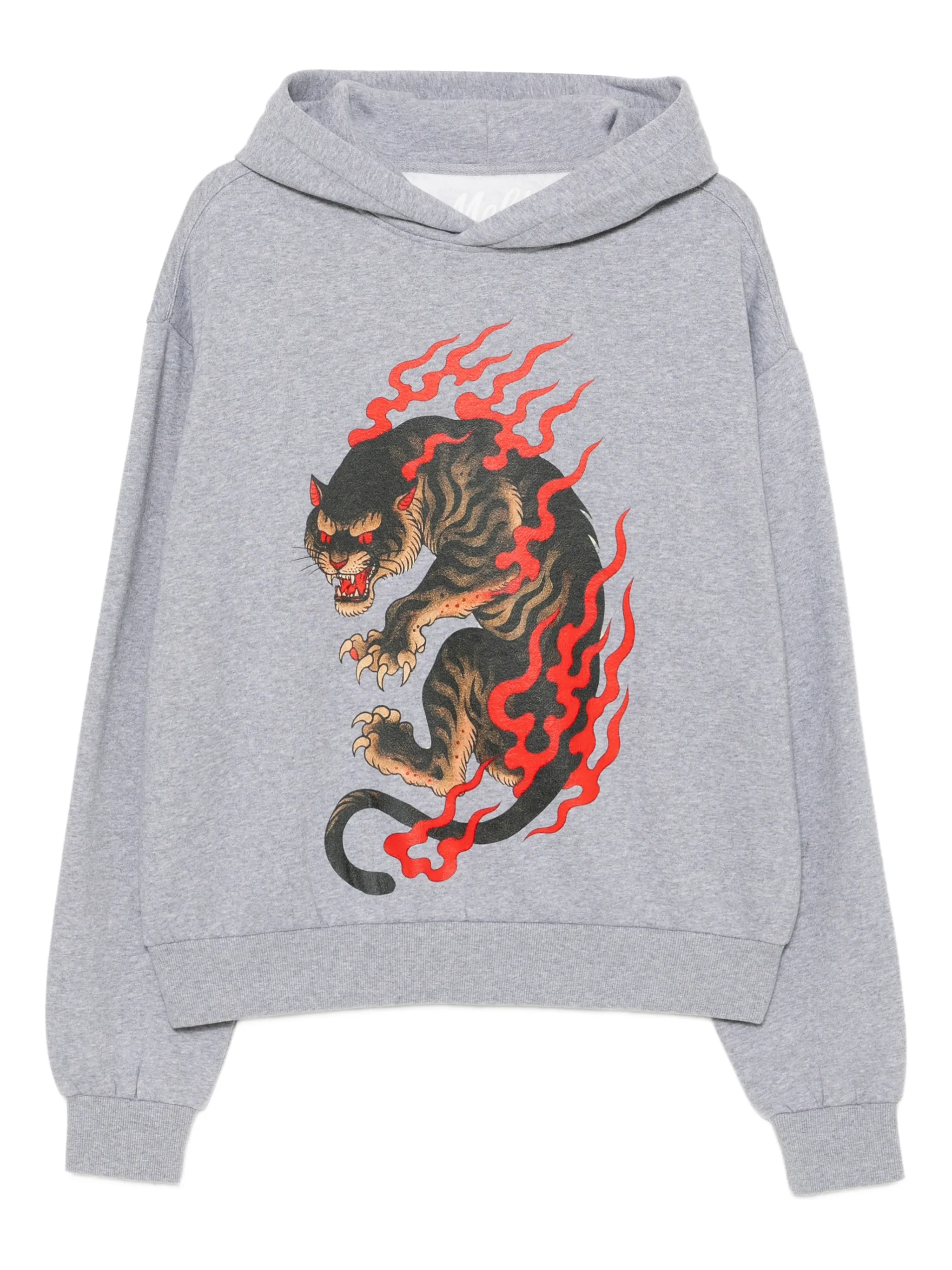 

Худи с принтом Melt, серый