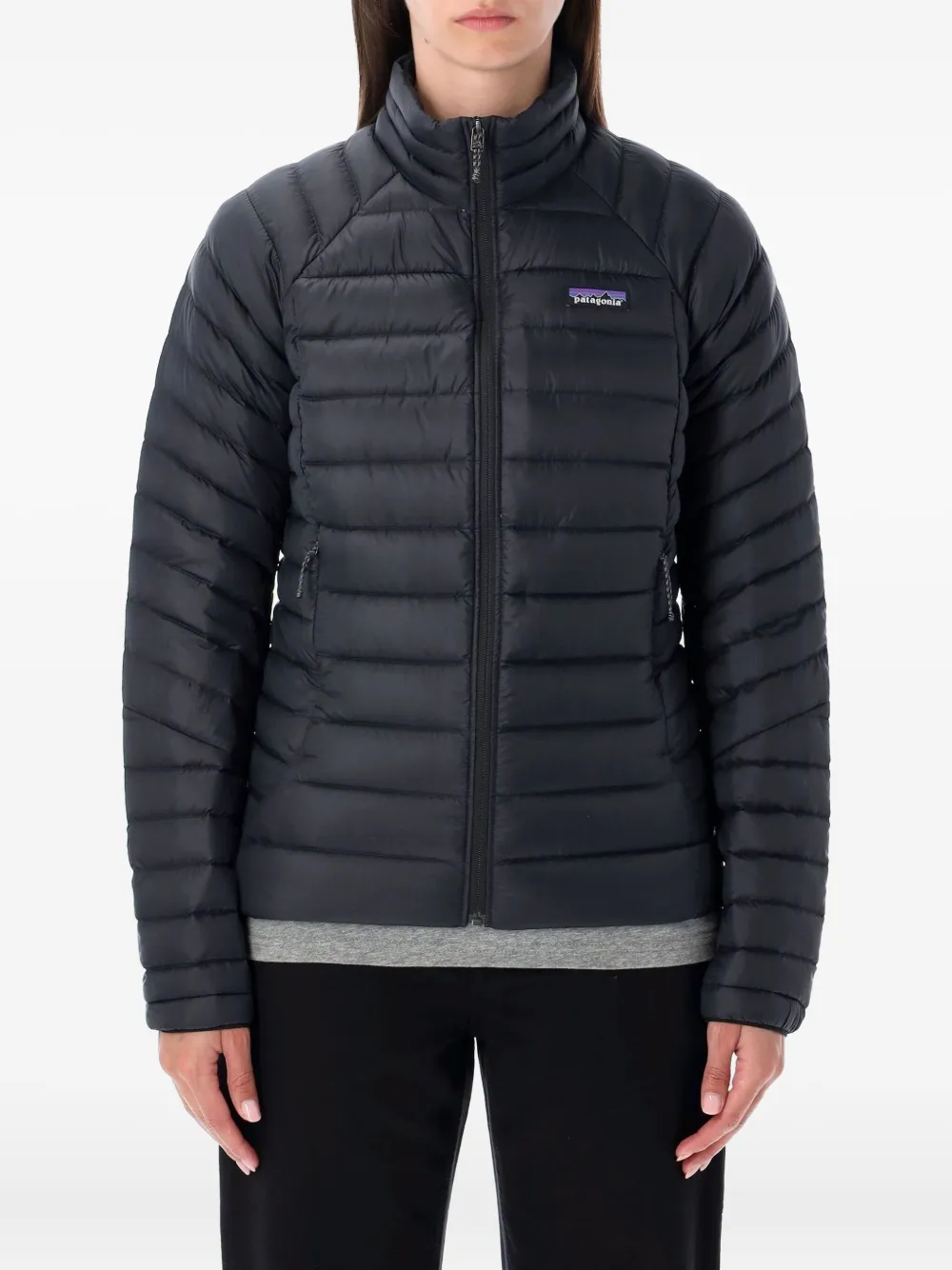 

Стеганая пуховая куртка Patagonia, черный