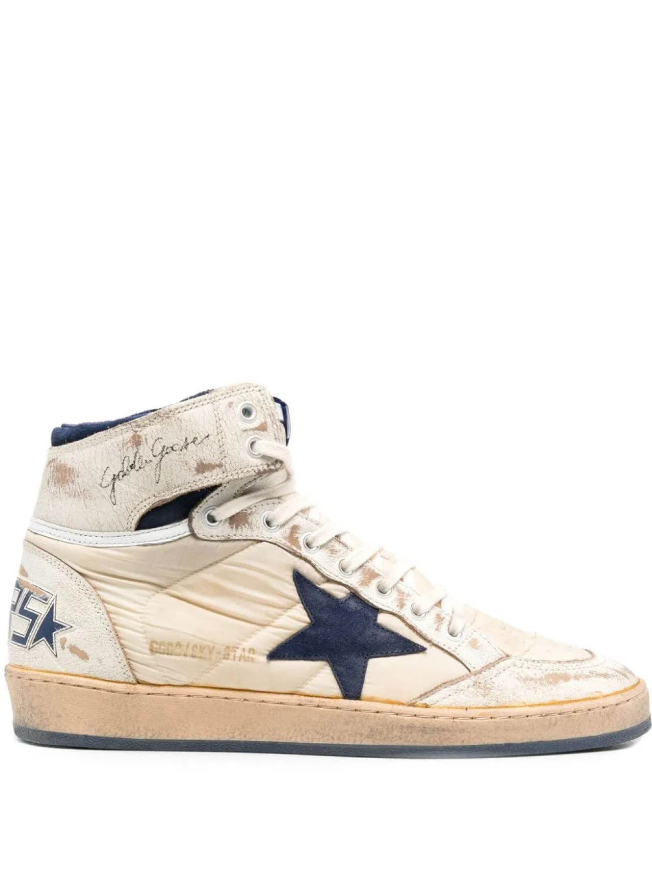 

Высокие кеды Superstar Golden Goose, белый