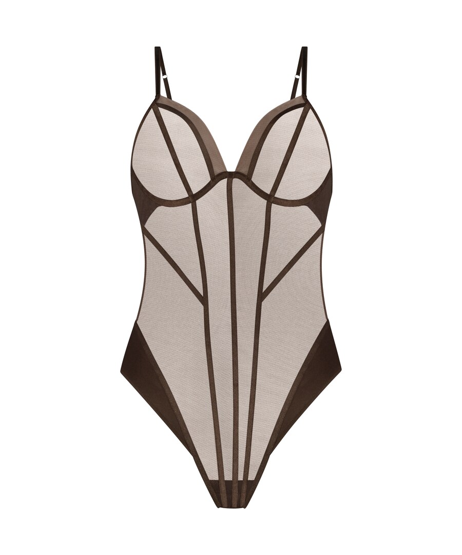 

Боди Hunkemöller Rianne, коричневый