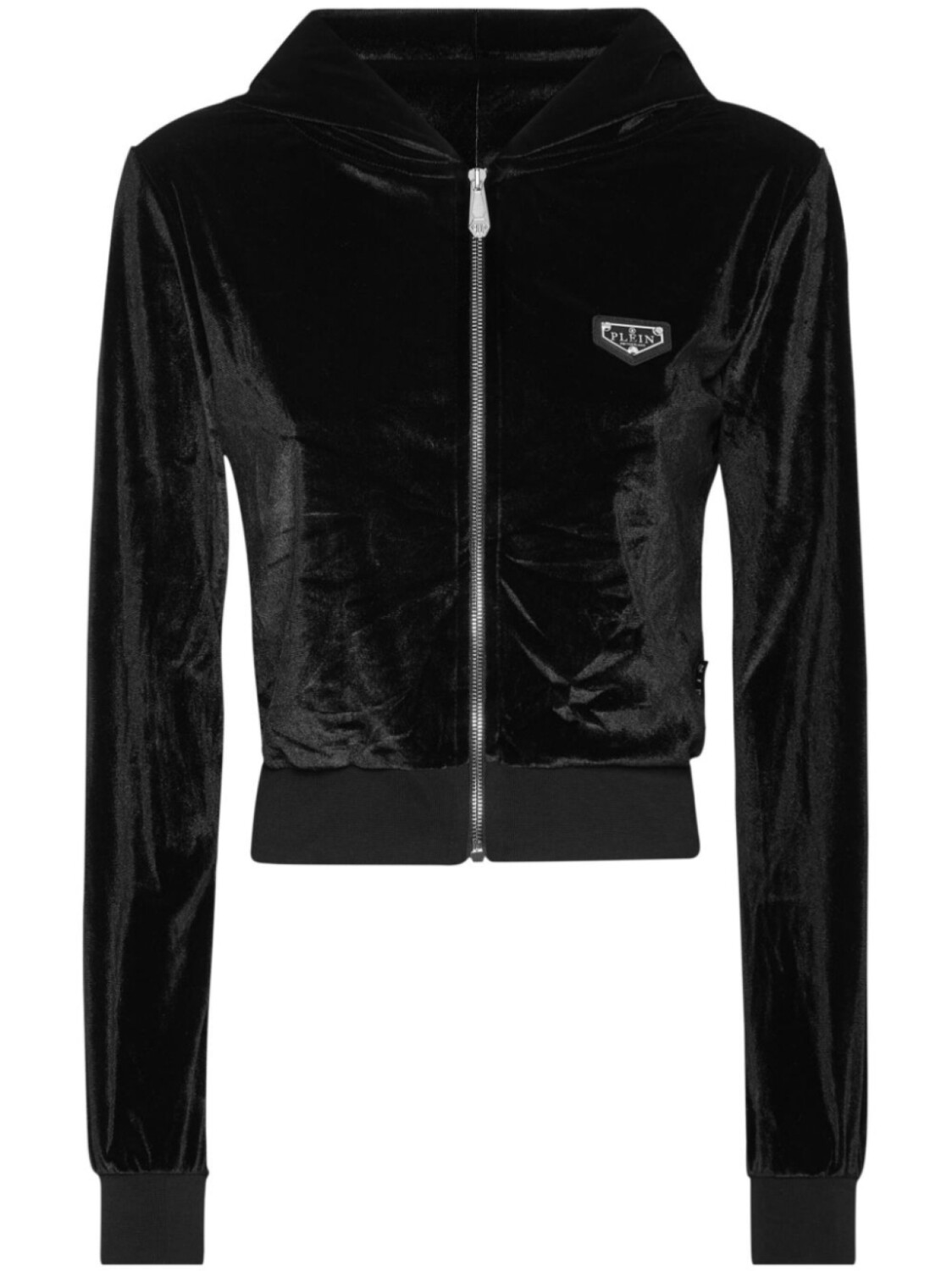 

Толстовка с капюшоном Crystal Signature Philipp Plein, черный