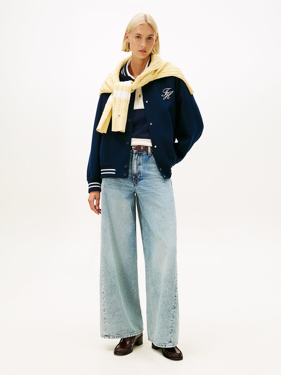 Джинсы с широкими штанинами TOMMY HILFIGER Twist 70s, Blue Denim — фото 4