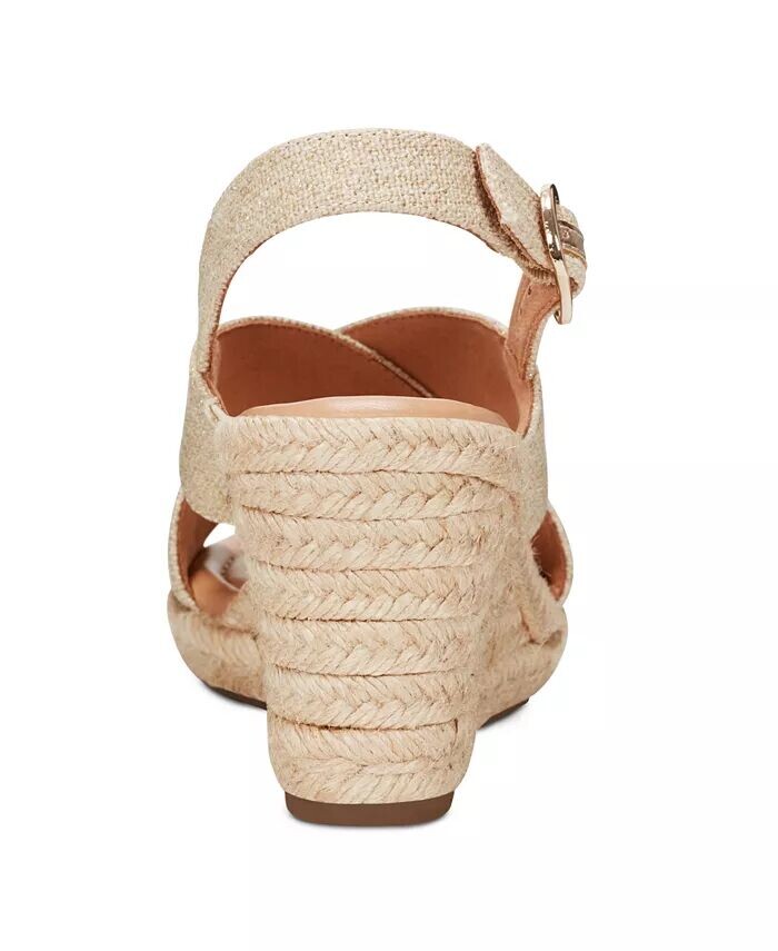 Женские босоножки Ariane Slingback на танкетке Easy Spirit, золотой — фото 3