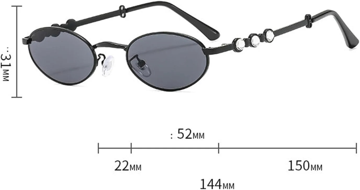 

Солнцезащитные очки Willochra Retro Oval Diamond для женщин и мужчин. Модные солнцезащитные очки со стразами. Классические очки с защитой от УФ-излучения UV400, C1