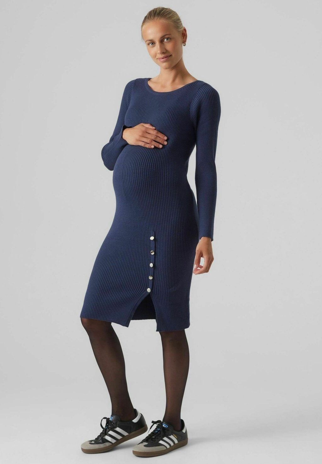 

Платье Point Vero Moda VMMABA BUTTON LS GA EXC, цвет total eclipse