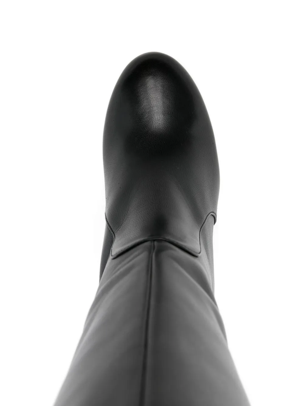 Сапоги-чулки из мягкой кожи выше колена Stuart Weitzman, черный — фото 4
