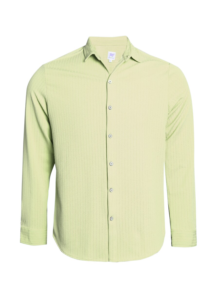 

Рубашка на пуговицах классического кроя Campus Sutra Thomasin, светло-зеленый