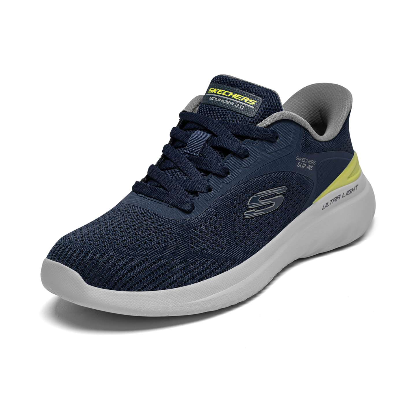 Слипоны повседневные мужские низкие Lemon Skechers, синий — фото 3