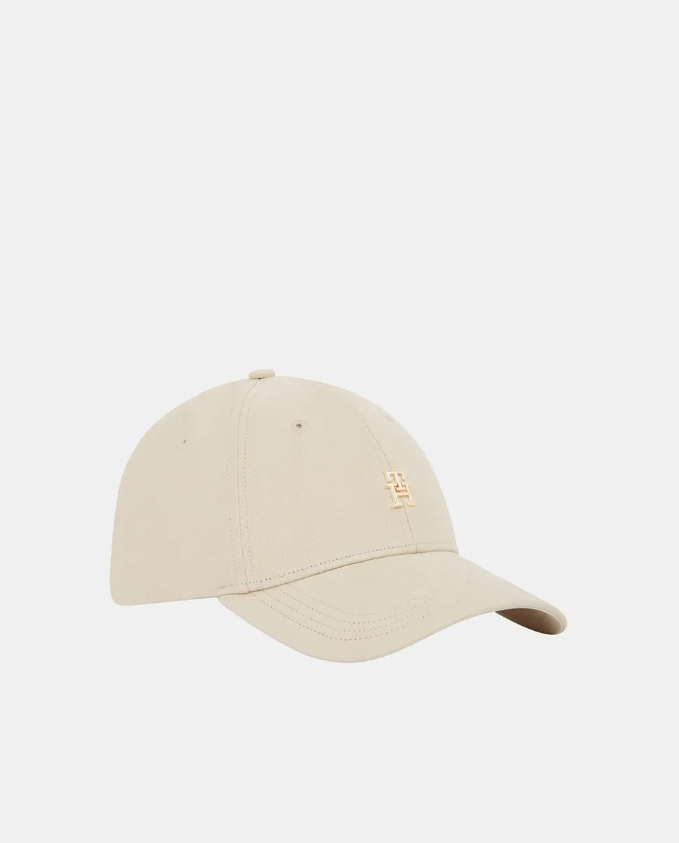 

Бейсболка из органического хлопка темно-синего цвета с металлическим логотипом Tommy Hilfiger