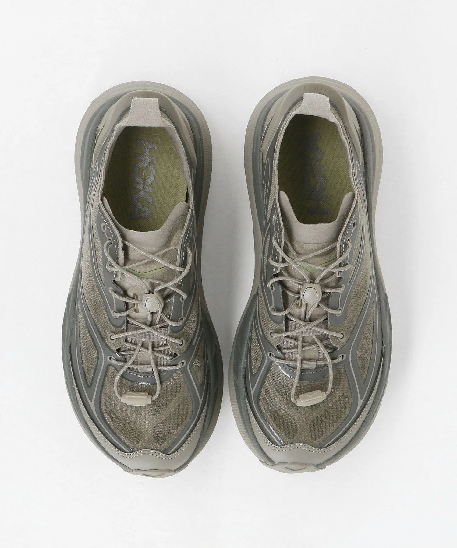 Кроссовки HOKA Stinson One 7 Beauty&Youth United Arrows, Olive — фото 3