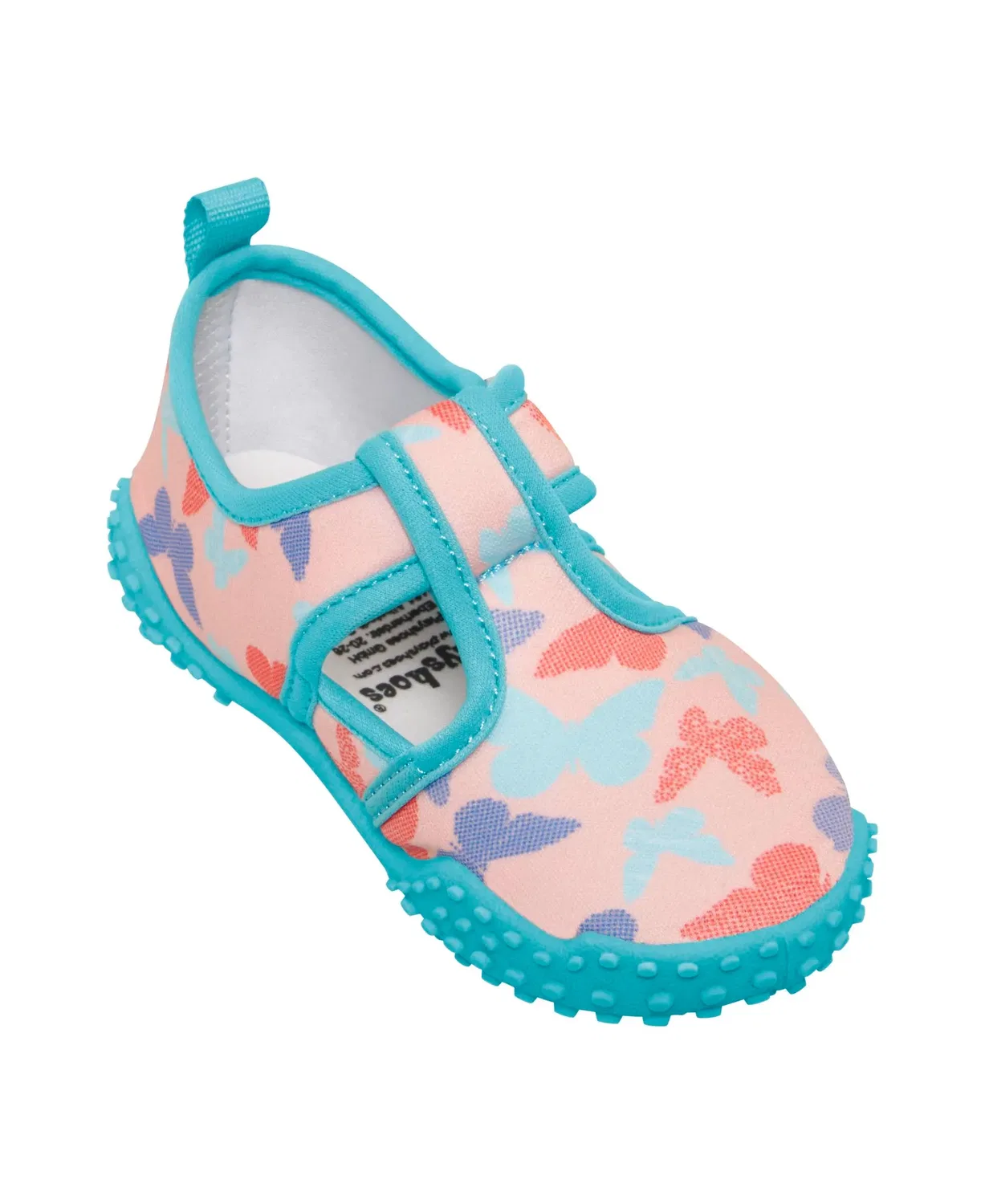 Босоножки для плавания с принтом бабочек, Playshoes, розовый — фото 4